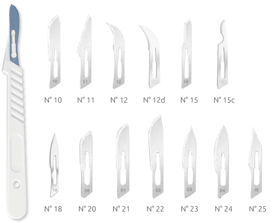 Lâminas Cirúrgicas de Aço Carbono| 100un