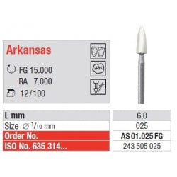 Polidor Abrasivo FG Compósito Arkansas | Chama Vela